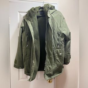Zara mens Parka Coat